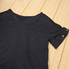 MAKELETlyon メイクレットリオン 38 M ネイビー トップス 半袖の画像