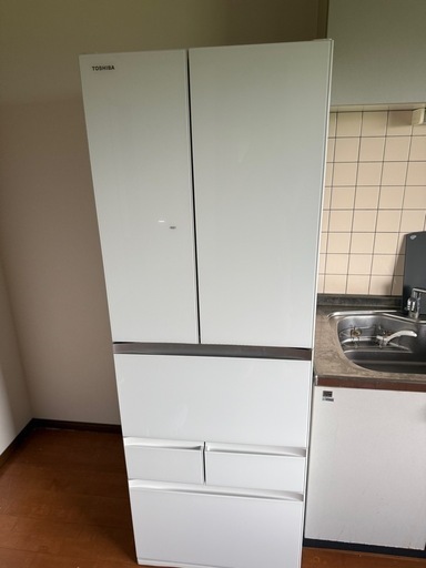 TOSHIBA冷蔵庫　GR-S460FH TOSHIBA 冷蔵庫GR-S460FH (クレイロ) 新府のキッチン家電