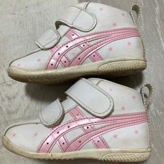 アシックス　ピンク　スニーカー　13の画像