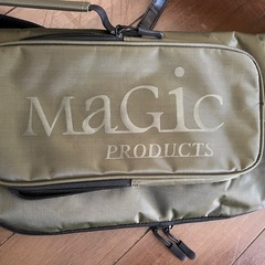 マジックプロダクツーつで2サイズ 楽々移動両肩で背負えるマチ付ソフト釣り竿ケースの画像