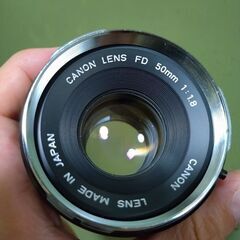 極上品　初期銀枠　Canon FD 50mm 1:1.8 の画像
