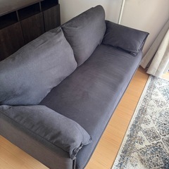 取引済【値下げしました・引取限定】ソファー  グレー 3人掛け  の画像