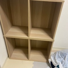 【お譲り先決まりました】カラーボックス　アイリスオーヤマ　2つセットの画像