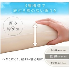 敷き布団の画像