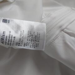 UNIQLO　ユニクロ　エアリズム　UVカットパーカー　150 ホワイト　白の画像