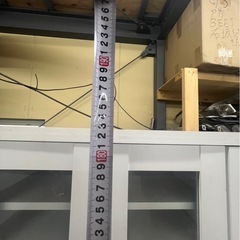 食器棚　白の画像