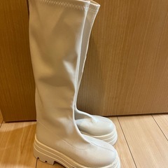 ロングブーツ 白  の画像