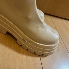 ロングブーツ 白  の画像