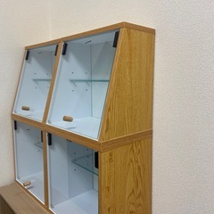 【お譲り先決まりました】コレクションシェルフ　4つセット（2つセット×2）の画像