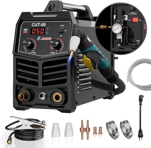 決まりました！最終値下げ！ 限定1名❣️ 新品未使用品✨️ プラズマ切断機 エアプラズマカッター 100v 200v 最大切断厚20mm 高周波数 プラズマ 切断機 IGBT インバーター