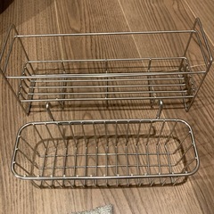 無印　ステンレス　ワイヤー　ラック　セットでの画像