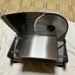 最終値下げ！1点限り❣️ 新品未使用品✨️ 電動 肉スライサー フードスライサー ミートスライサー ステンレス製の画像