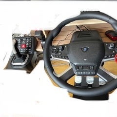 お話中　
激レア中古‼️HORI  ユーロトラックシュミレータ2 ETS2 専用ハンコンセットの画像
