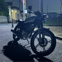 GN125 カフェレーサー　カスタム　125ccの画像