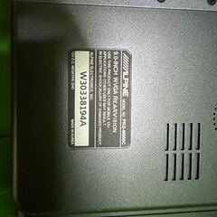 ジャンクアルパイン 9インチ WVGA リアモニター/ヘッドレスト用ディスプレイ / ALPINE PKG-M900Cブラケット付　配線無し＠3の画像