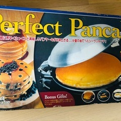 【未使用】パンケーキメーカーセット（フリップ式）フッ素加工・付属品ありの画像