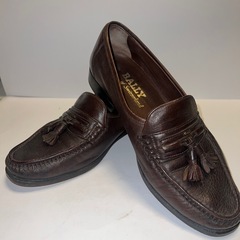 【BALLY】革製品ローファー25.5cm ✴︎希少✴︎ヴィンテージ✴︎の画像