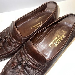 【BALLY】革製品ローファー25.5cm ✴︎希少✴︎ヴィンテージ✴︎の画像