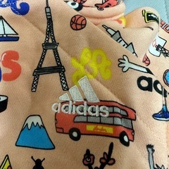 【7/26最終値下げ　試着のみ】adidas カバーオール 100cmの画像