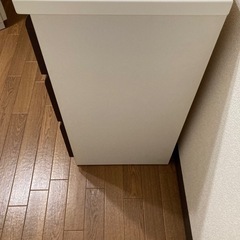 ☆ ニトリ ローチェスト 洋服タンス ブラウン ホワイト ☆の画像