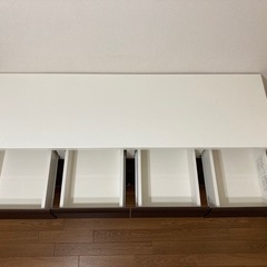 ☆ ニトリ ローチェスト 洋服タンス ブラウン ホワイト ☆の画像