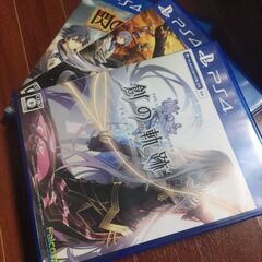 ps4＋PS4ソフト3本＋pspとソフトの画像