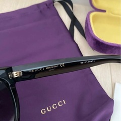 【GUCCI 】サングラス★GG0208S ★ゴールドキャットアイスターグッチの画像