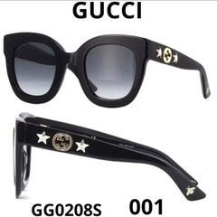 【GUCCI 】サングラス★GG0208S ★ゴールドキャットアイスターグッチの画像