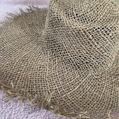 ストローハット　麦わら帽子の画像