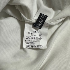 レディース　ギャル　白　黒　新品　未使用　Tシャツ　Y2K　の画像