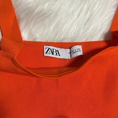 キャミソール　オレンジ　ZARA S M ギャル　オシャレの画像