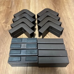 【格安】ベビーサークル(ブラウン)お譲りしますの画像