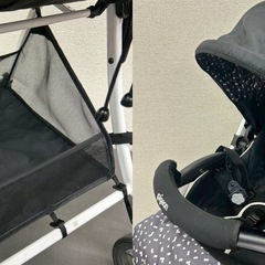 美品　pigeon ピジョン　ベビーカー　ブラックの画像