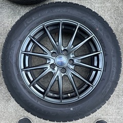 225/60R17　スタッドレスタイヤ4本セット アルミホイール付き１セットの画像
