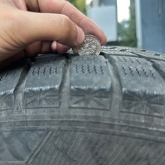 225/60R17　スタッドレスタイヤ4本セット アルミホイール付き１セットの画像
