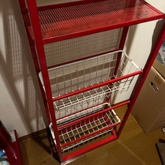 あげますキッチンスチールラック133㎝の画像