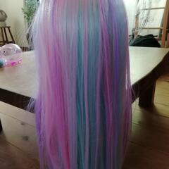 レインボーヘアマネキン差し上げますの画像