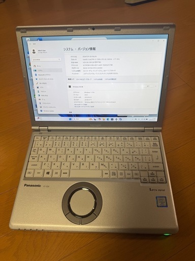 Panasonic　Let's note CF-SZ5　Windows11最新Ver.25H2　小型で持ち運び便利です。