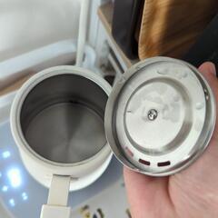 [山善] 電気ケトル 電気ポット 0.8L (温度設定機能/保温機能/空焚き防止機能)の画像