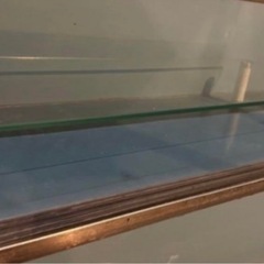 モニターテーブル　ガラス調の画像