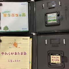 ニンテンドーDS おいでよどうぶつの森+やわらか頭塾　の画像