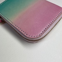 L字ファスナー財布　ハンドメイドの画像