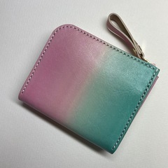 L字ファスナー財布　ハンドメイドの画像