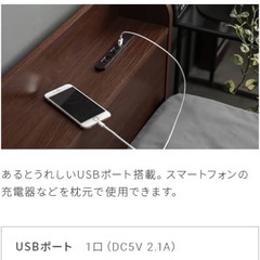 モダンデコ　クイーンベッドフレームの画像