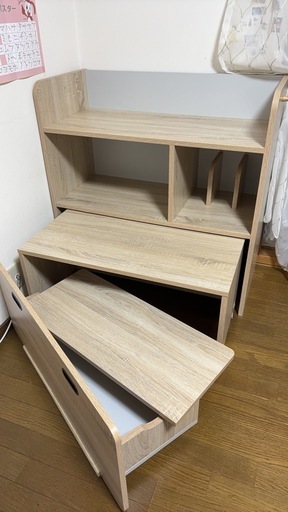 子供用収納デスク３点セット⭐︎