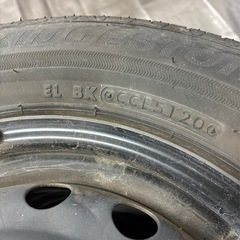 ミライース用　155/70R13純正タイヤの画像