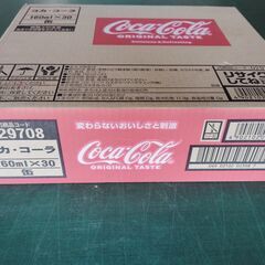 未開封 コカコーラ 160ml缶 ｘ 30本 (30本×1ケース) ミニ缶 炭酸飲料 コカ・コーラの画像