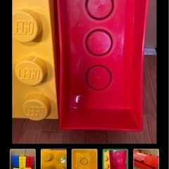 LEGOブロック型収納ケースの画像