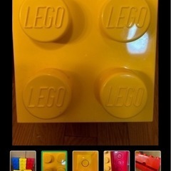 LEGOブロック型収納ケースの画像