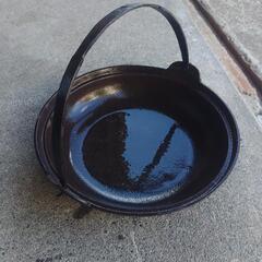 お盆松明　鉄鍋の画像